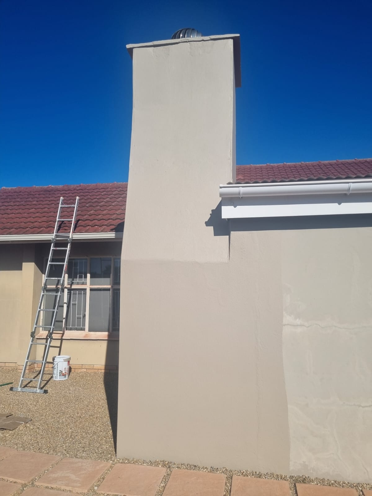 Chimney waterproofed & painted — photo 1