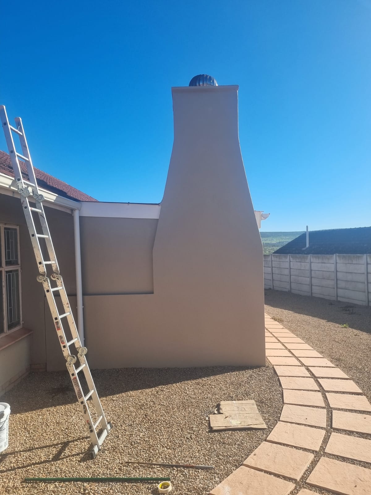 Chimney waterproofed & painted — photo 2